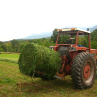 Rolling Round Bales