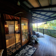 the lanai of the zen house